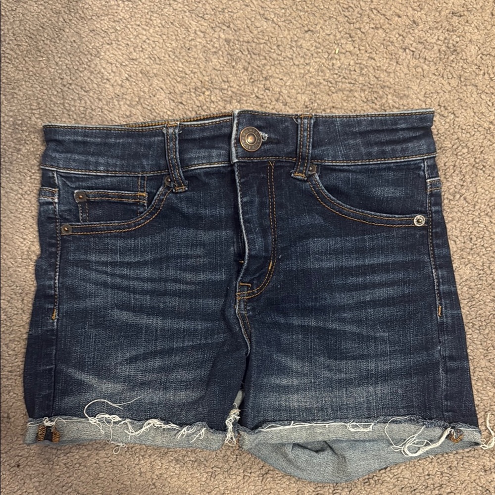 American Eagle Outfitters Blue Jean Shorts Distressed